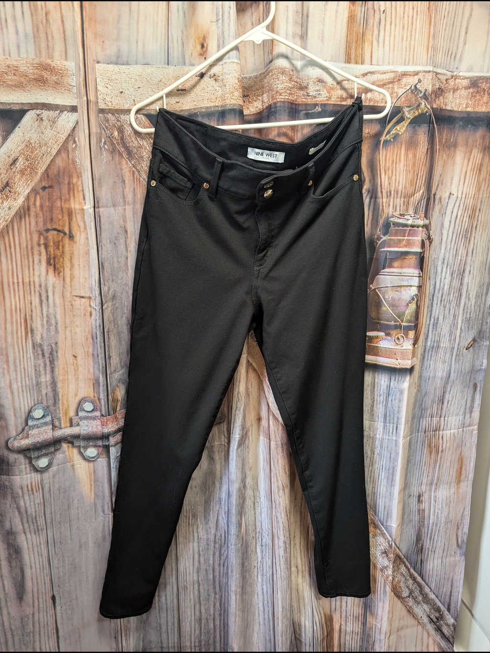 Nine West Women's Skinny Jeans in Black